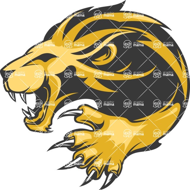 Vector Mascot Collection - Lion Animal Mascot Design